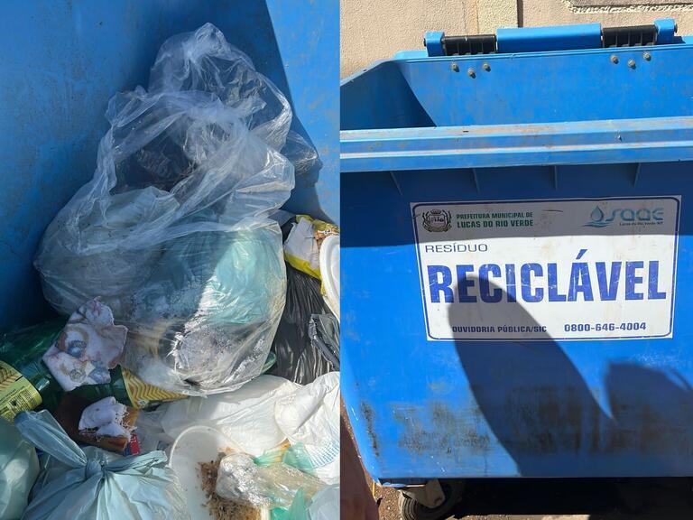 Crueldade:  Feto de 6 meses é jogado fora dentro de saco de lixo em Lucas do Rio Verde