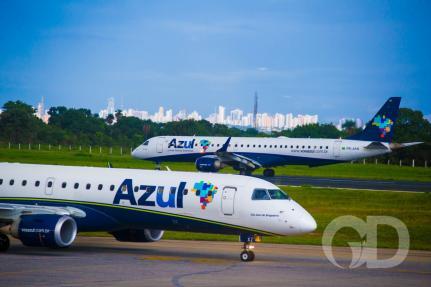 Azul suspende voos em Sorriso por causa da 2ª onda de covid