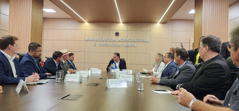 Em Brasília, prefeito se reúne com ministro para viabilizar recursos para Sinop