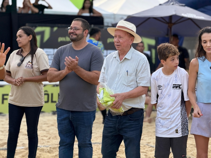 Circuito Brasileiro de Futevôlei coloca Sinop de volta aos holofotes esportivos nacionais, destaca prefeito