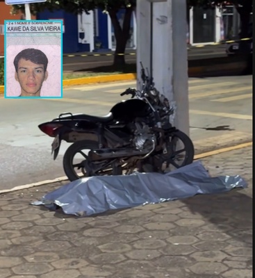 Sinop: Acidente Fatal Motociclista bate em poste e acaba morrendo na hora