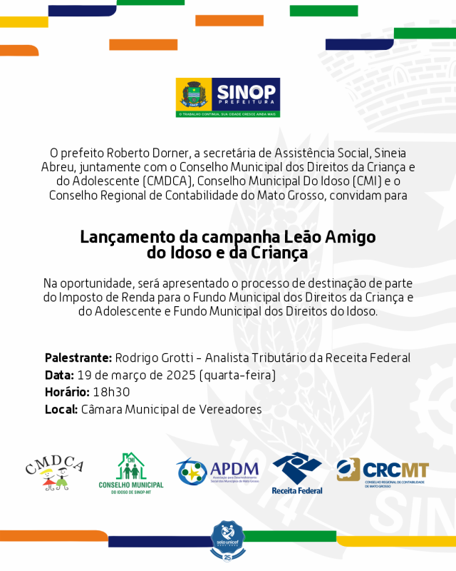 Leão Amigo do Idoso e da Criança: campanha será lançada na próxima quarta (19)
