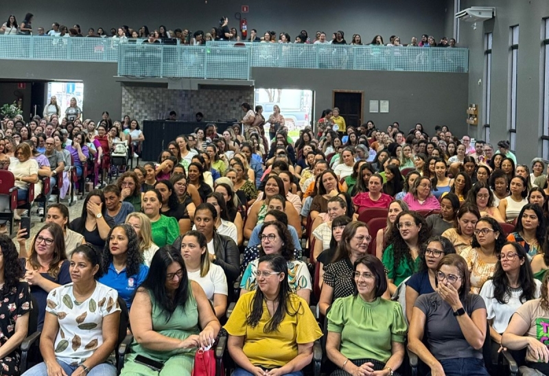 Prefeitura de Sinop promove capacitação de professores com foco na alfabetização infantil