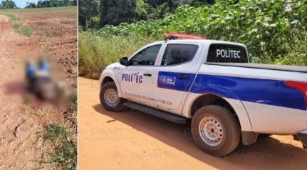 Homem é achado morto com tiro na cabeça em estrada