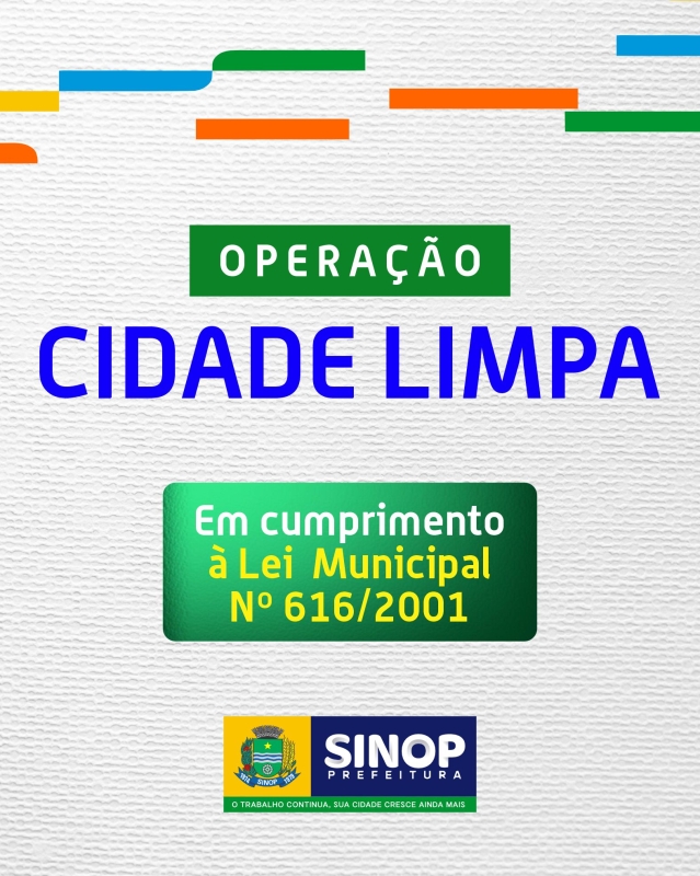 Prefeitura inicia campanha de orientação e combate à poluição visual