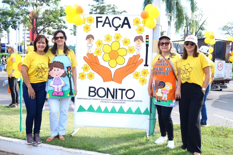 Caminhada busca conscientização sobre violência sexual contra criança e adolescente