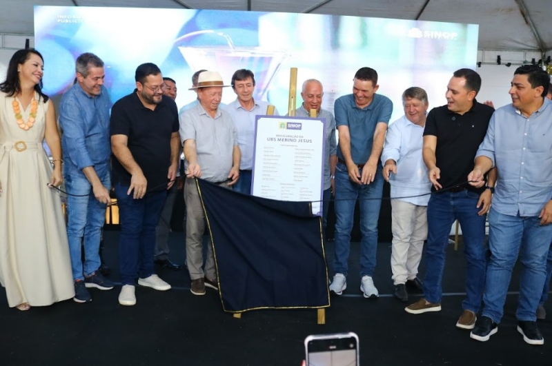 Prefeito Roberto Dorner inaugura UBS Menino Jesus e avança na cobertura da saúde primária em Sinop