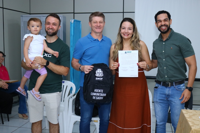 Sinop dá posse a 7 novos agentes de saúde e amplia para 63,2% a cobertura da atenção primária