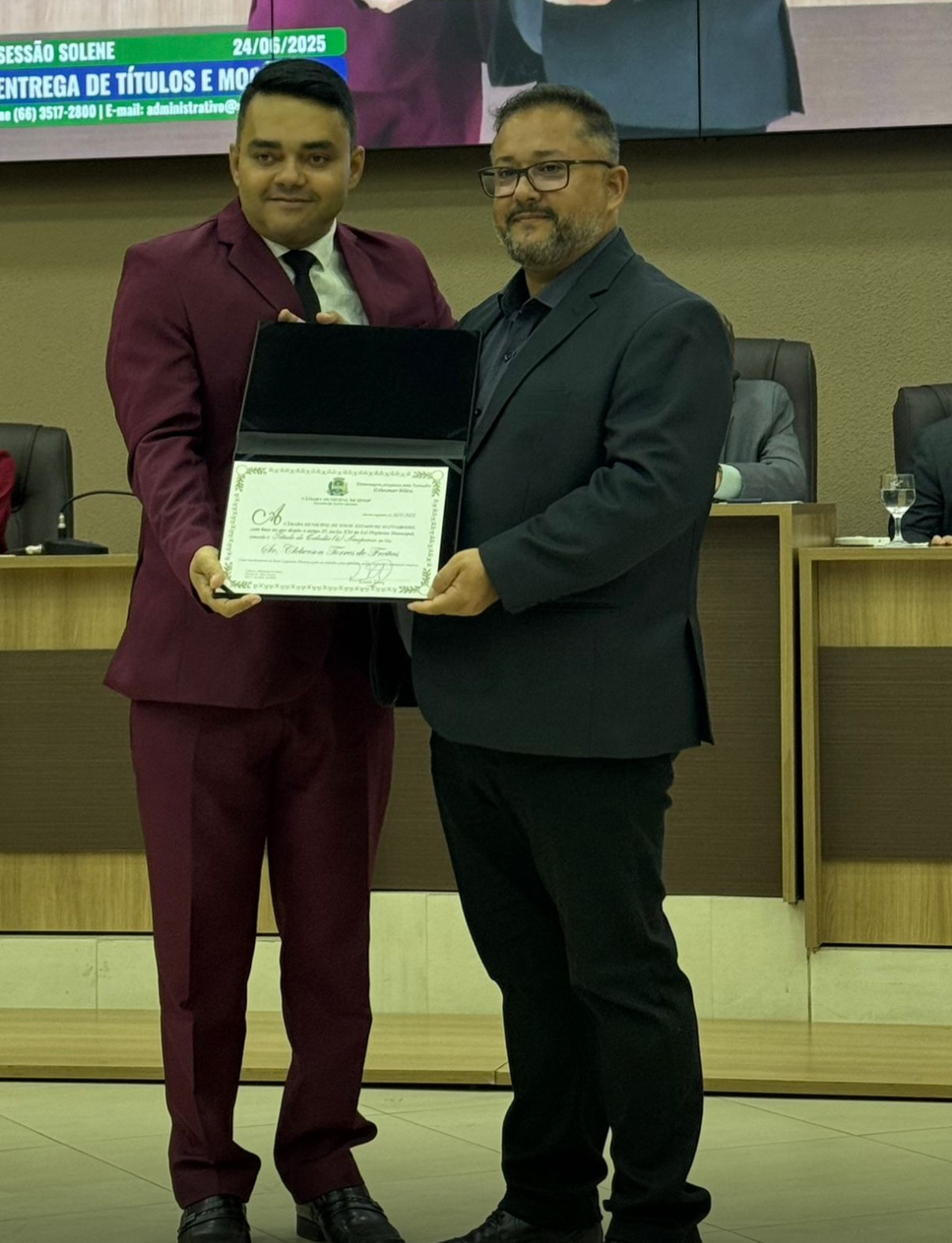Sinop concede títulos de Cidadão Honorário a três personalidades que contribuem com o desenvolvimento da cidade
