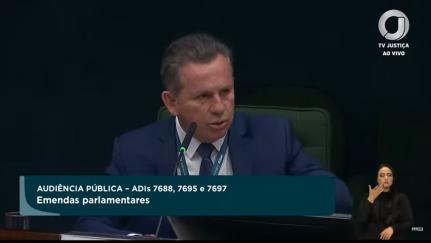 No STF, Mauro critica parlamentares brasileiros por foco em emendas
