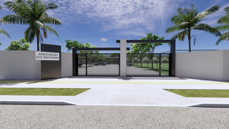 Prefeitura inicia preparo da área onde será construída nova sede da Associação dos Servidores; R$ 600 mil em investimento