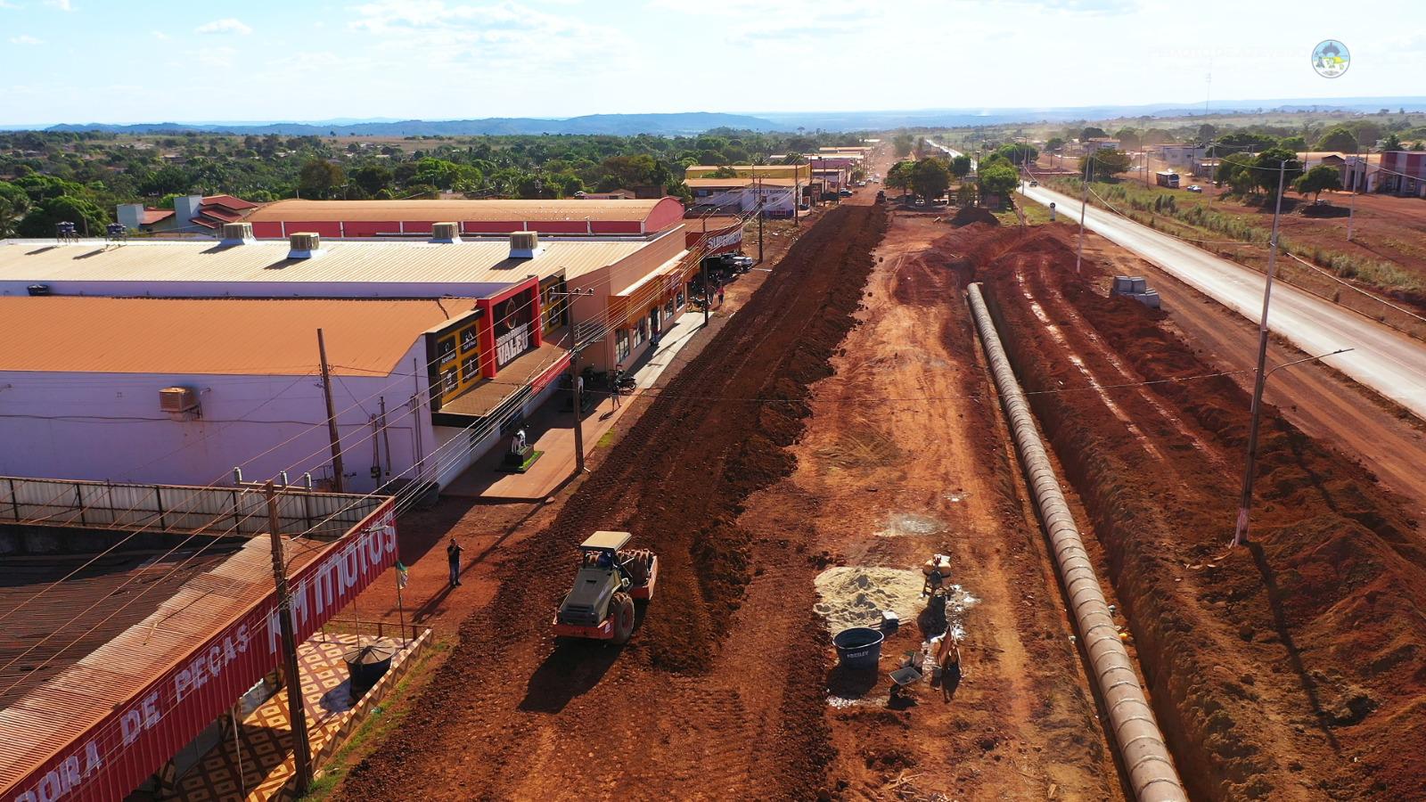 Com apoio de Dilmar Dal Bosco, Distrito de União do Norte deixa de ser esquecido e paralelas da MT-322, enfim, ganham asfalto na gestão Paulistinha