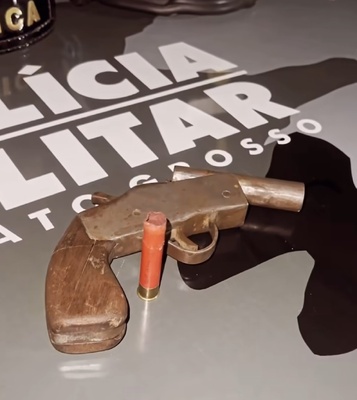 Padrasto é preso após enteada de 10 anos ser atingido por tiro em Sinop