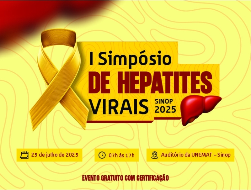 Simpósio de hepatites virais acontece na sexta (25); inscrições continuam abertas