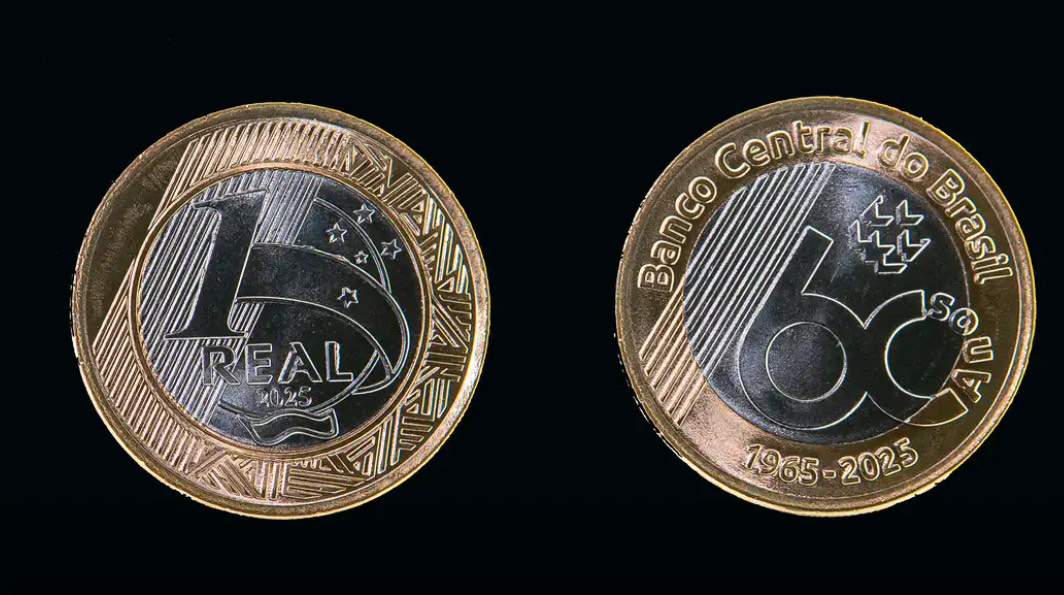 Banco Central lança moeda comemorativa de R$ 1 pelos 60 anos do órgão