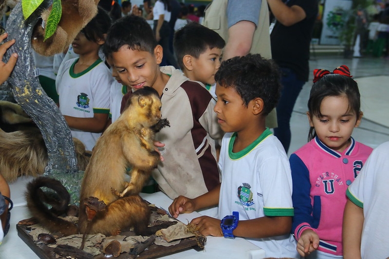 Prefeitura leva projeto Meio Ambiente Itinerante para alunos da Escola de Tempo Integral Ivete Dorner