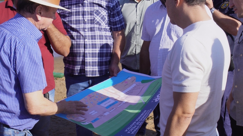 Prefeito visita área do Festival de Praia e da início aos preparativos do local que receberá eventos do Festeja Sinop
