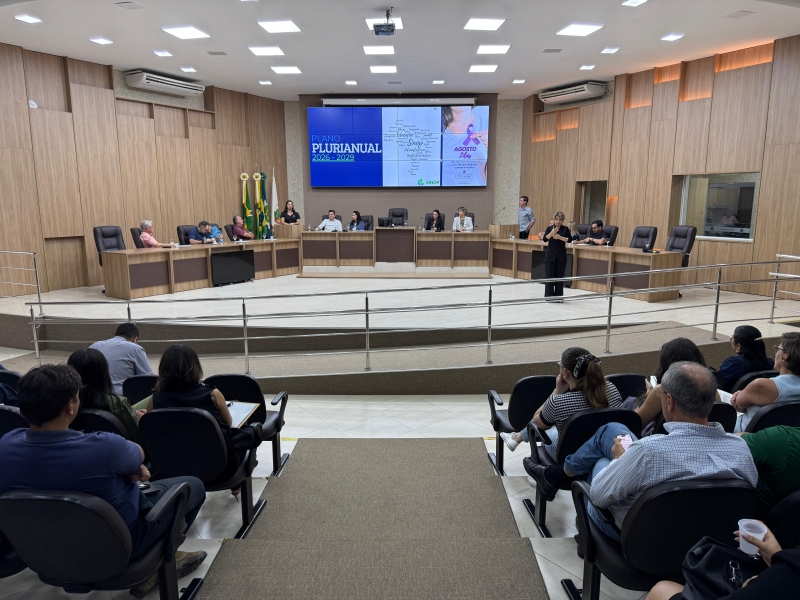 Audiência Pública discute Plano Plurianual (PPA) 2026/2029 em Sinop