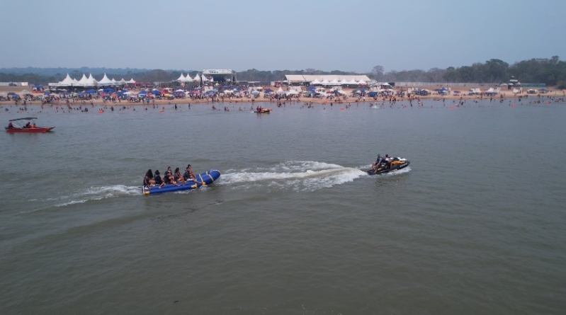 Festeja Sinop: banho na Praia do Cortado será permitido apenas nos dias do Festival de Praia