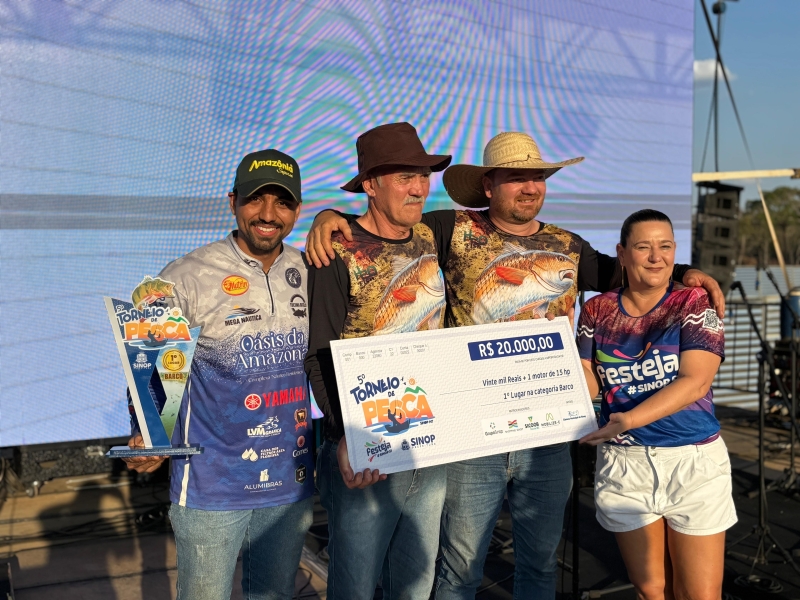 Festeja: Torneio de Pesca com Iscas Artificiais impulsiona turismo e pesca esportiva em Sinop