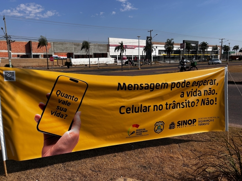 Prefeitura de Sinop abre Semana Nacional do Trânsito nesta quinta-feira (18) com blitz educativa