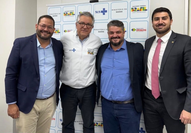 Vice-prefeito articula com ministro novas UBSs para fortalecer rede da atenção primária de Sinop