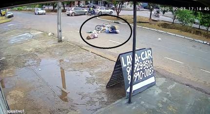 Idosa morre ao ser atropelada por moto no bairro Jardim das Violetas