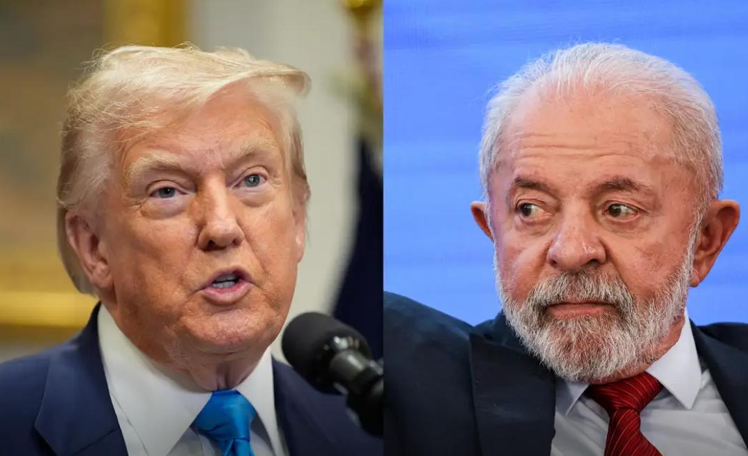 Lula conversa com Trump e pede fim de tarifaço a produtos brasileiros