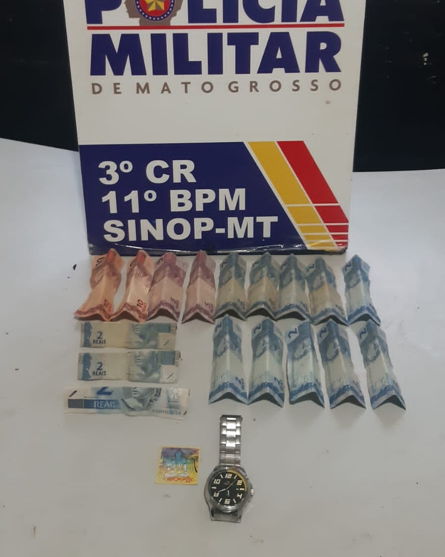 Polícia Militar de Sinop prende dono de bar com drogas sintéticas ao averiguar denúncia de aglomeração