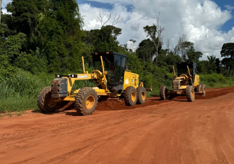Prefeitura promove recuperação das Estradas do Cortado e Barro Preto, visando a garantia da trafegabilidade