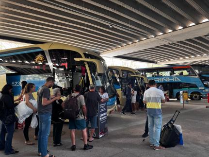 Homem morre após ser esfaqueado na rodoviária suspeito é preso em flagrante