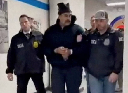 Maduro passa noite em centro de detenção após desembarcar em Nova York
