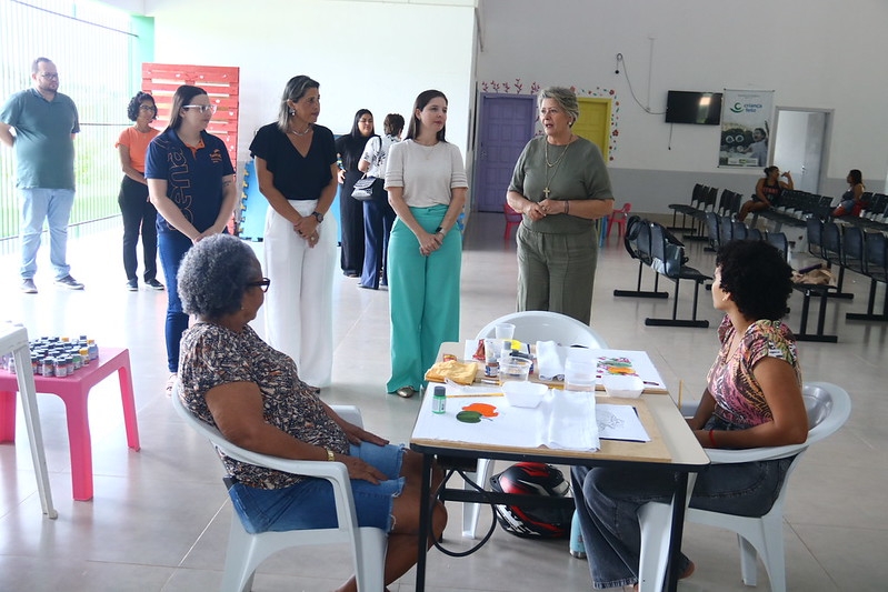 Prefeitura de Sinop inicia curso de pintura em tecido pelo Qualifica Turismo no CRAS Boa Esperança