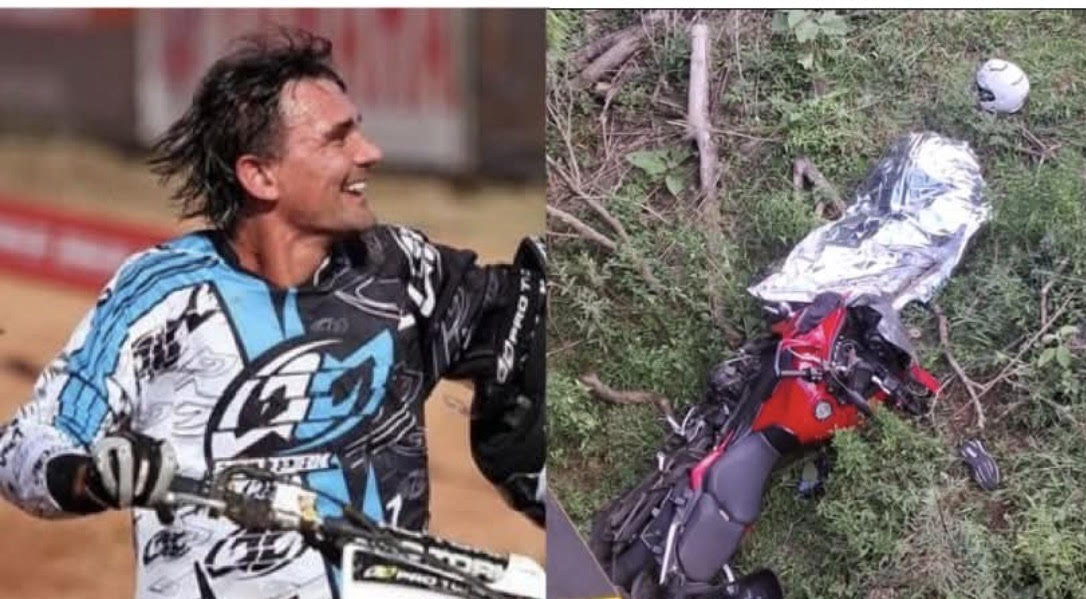 Chumbinho Becker, lenda do motocross no Brasil, morre ao cair de ribanceira em SC