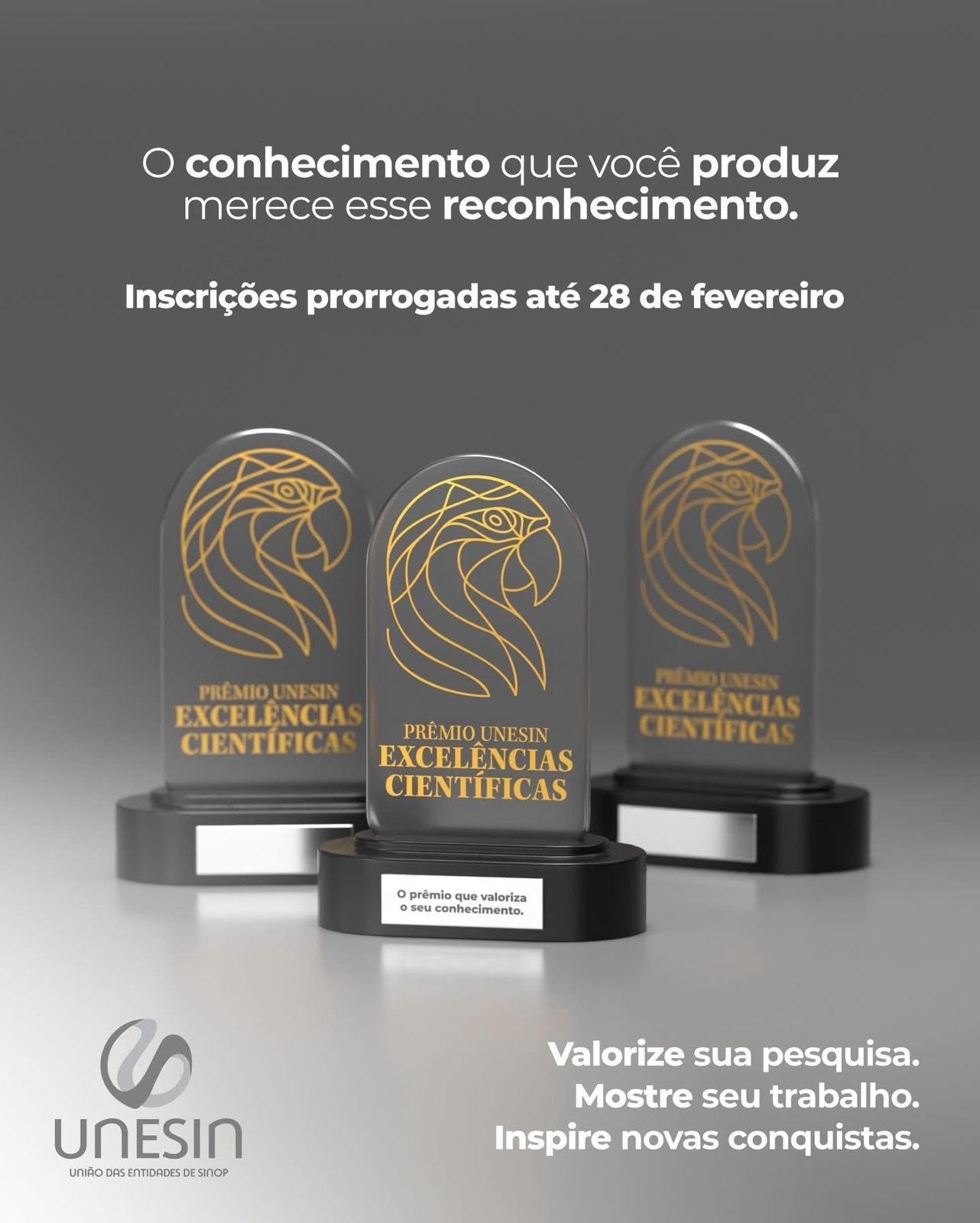 PRÊMIO UNESIN - Excelências Científicas - Edição 2026