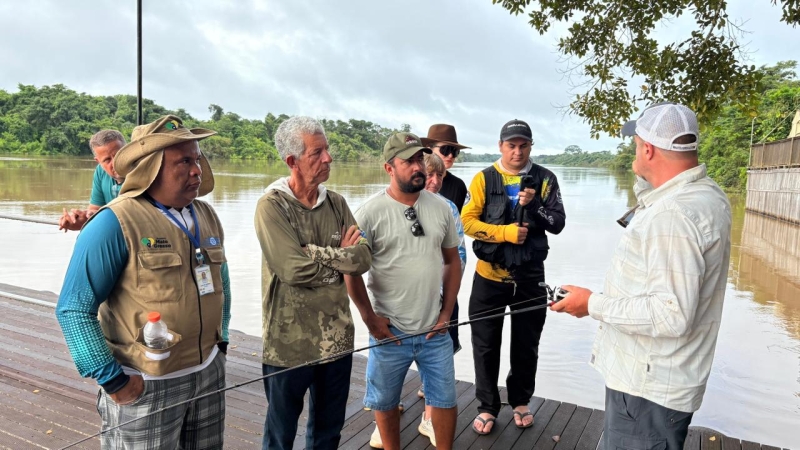 Governo de MT e Prefeitura de Sinop formam novos condutores de turismo de pesca esportiva