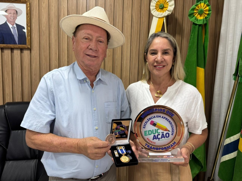 Sinop recebe Selo Bronze por excelência em alfabetização; prefeito detalha trabalhos