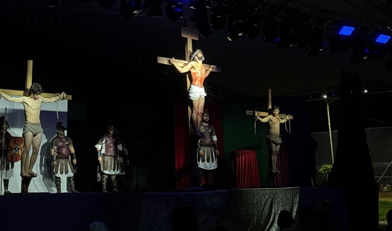 Paixão de Cristo será encenada nesta sexta-feira (3) no Gigante do Norte com entrada gratuita