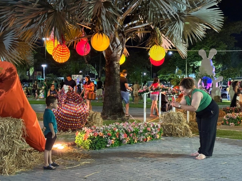 Páscoa na Praça atrai turistas e impulsiona a economia local em Sinop