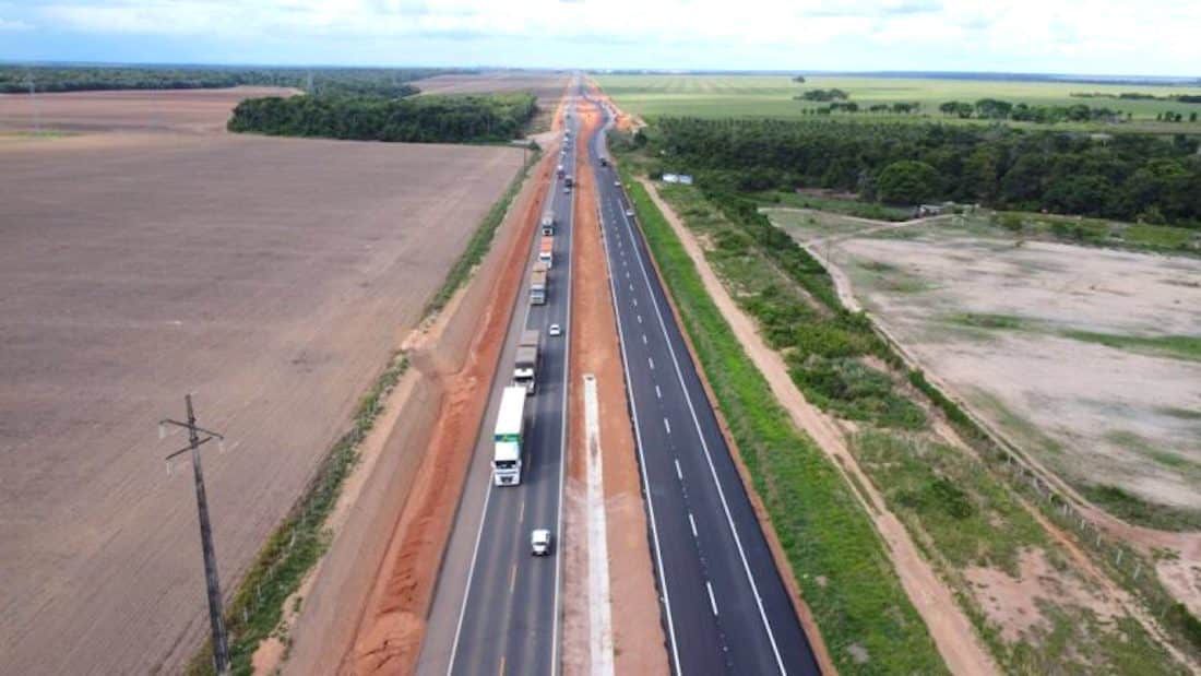 Sorriso: Obras de duplicação avançam e tráfego será liberado em mais 15 km da BR-163