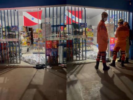 Homem é perseguido e assassinado dentro de mercadinho 