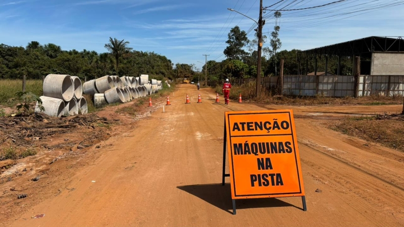 Prefeitura de Sinop inicia obras na Comunidade Adalgisa como parte do pacote de asfaltamento em 13 regiões