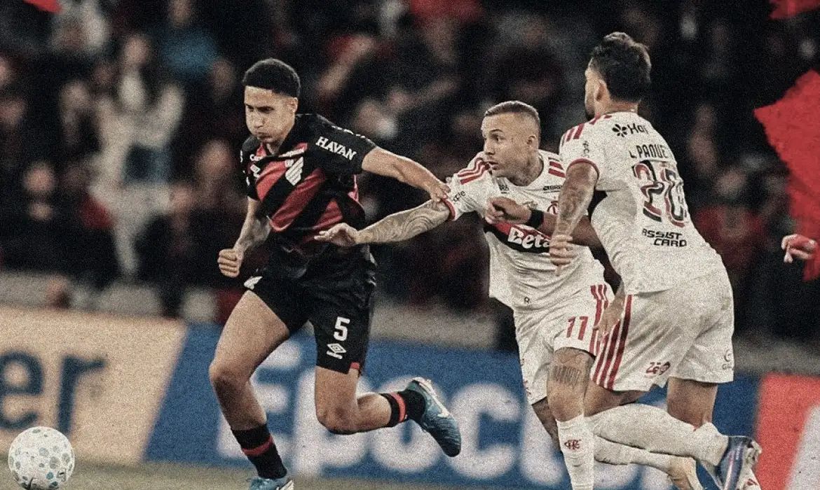 Brasileirão: Flamengo empata com Athletico-PR e ajuda Palmeiras