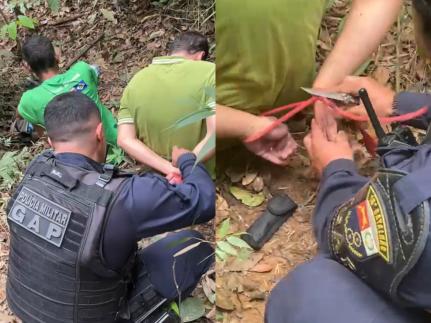 PM resgata dois homens que seriam mortos na cidade  de Lucas de Rio Verde