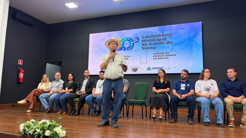 10ª Conferência Municipal de Saúde reúniu cerca de 400 participantes para debater melhorias e o futuro do SUS em Sinop