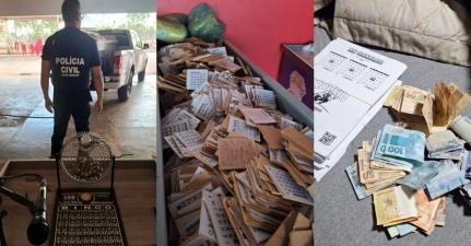 EM 4 CIDADES DE MT:  Facção usa bingos e jogos de azar para lavar dinheiro do crime; operação prende 3