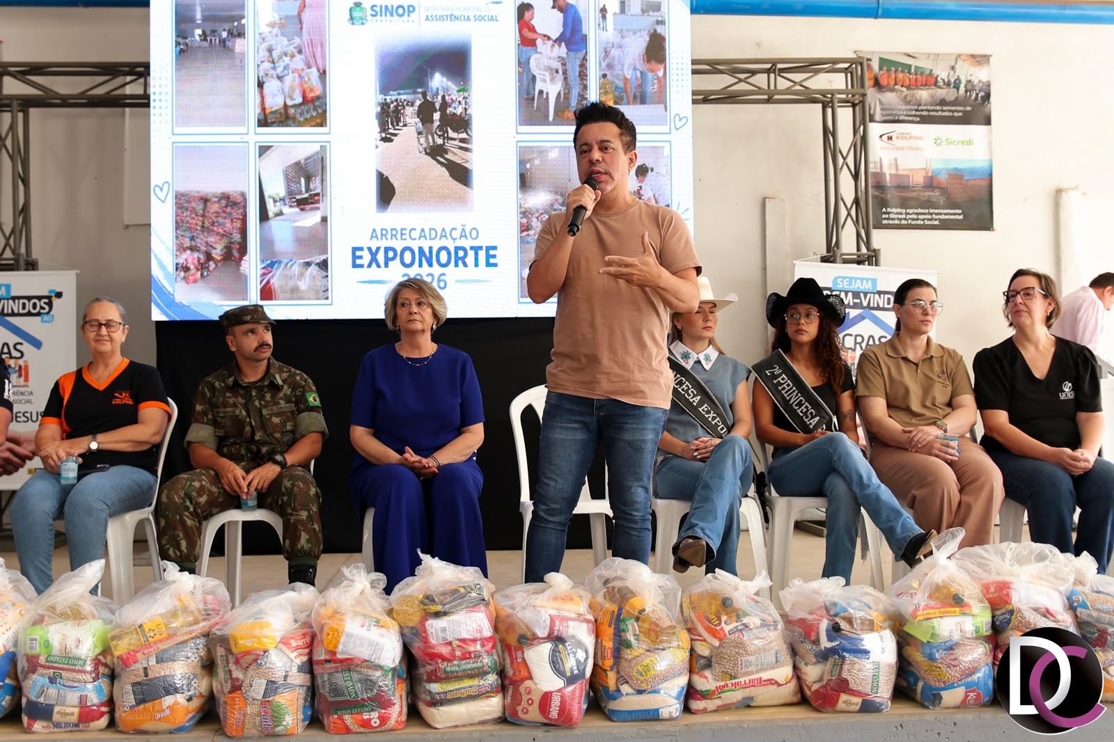 Exponorte garante a distribuição de 23 toneladas de alimentos
