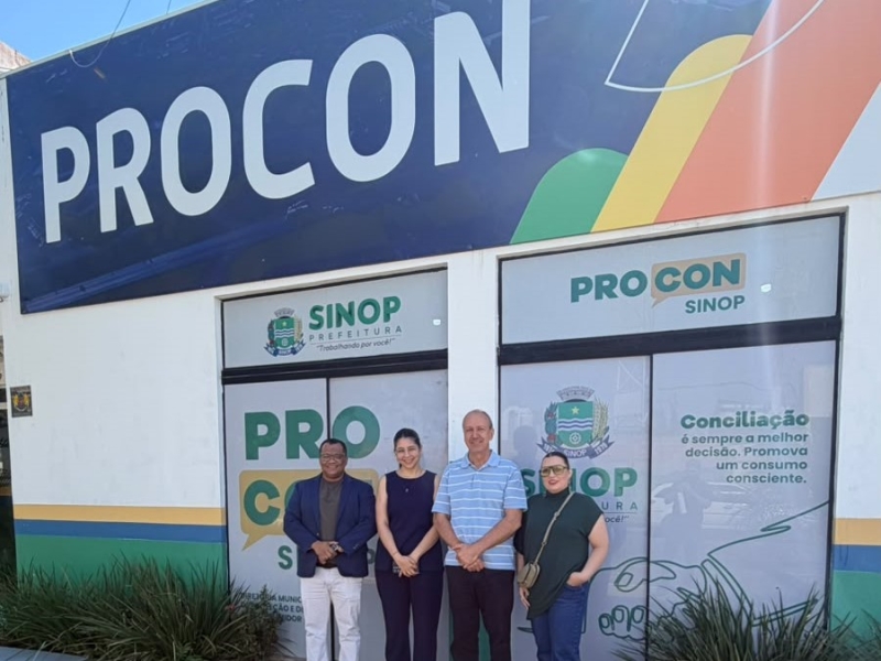 Procon Sinop fortalece integração e compartilha boas práticas com o Procon Sorriso