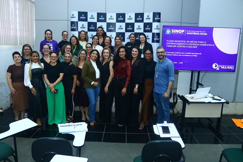 Prefeitura de Sinop reúne instituições para construir Plano Decenal de Enfrentamento à Violência contra a Mulher