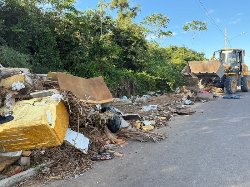 Prefeitura retira mais de 500 caminhões de entulhos e Cidade Limpa alcança 19 bairros de Sinop